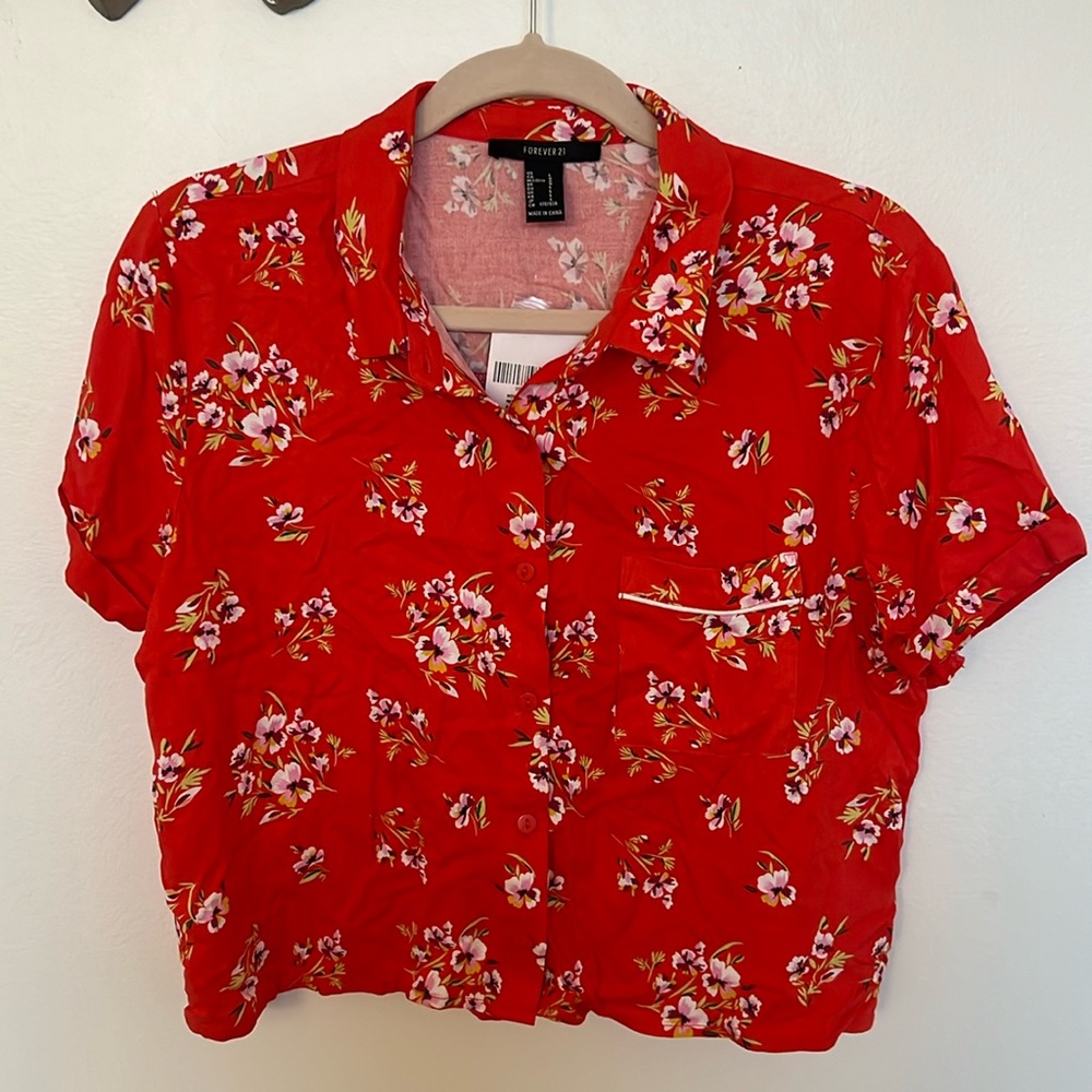 Forever 21 floral top